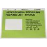 terra Dokumententaschen aus Papier, Aufdruck Lieferschein - Rechnung, VE 1000 Stk, LxB 240 x 175 mm, grün, ab 5 VE