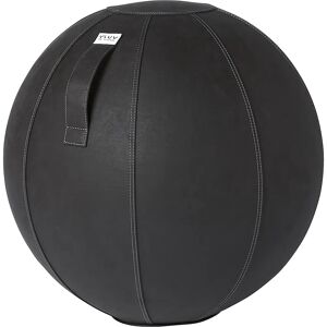VLUV VEGA Sitzball, veganes Kunstleder, 600 - 650 mm, schwarz
