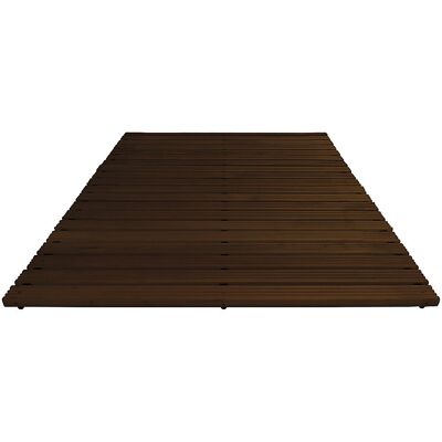 Holzlaufrost Yoga dunkel gebeizt, pro lfd. m, ohne Anschrägung, Breite 1200 mm Miltex Holzlaufrost Yoga dunkel gebeizt, pro lfd. m, ohne Anschrägung, Breite 1200 mm Miltex
