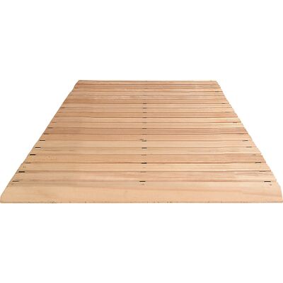 Holzlaufrost Yoga, Buche hell, pro lfd. m, mit Anschrägung an 3 Seiten, Breite 1000 mm Miltex Holzlaufrost Yoga, Buche hell, pro lfd. m, mit Anschrägung an 3 Seiten, Breite 1000 mm Miltex