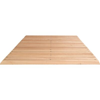 Holzlaufrost Yoga, Buche hell, pro lfd. m, mit Anschrägung an 3 Seiten, Breite 1500 mm Miltex Holzlaufrost Yoga, Buche hell, pro lfd. m, mit Anschrägung an 3 Seiten, Breite 1500 mm Miltex