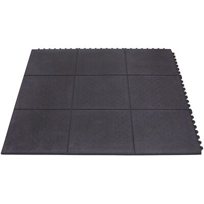 Arbeitsplatzmatte, Industriematte Yoga Solid Oil, schwarz, geschlossene Oberfläche Miltex Arbeitsplatzmatte, Industriematte Yoga Solid Oil, schwarz, geschlossene Oberfläche Miltex