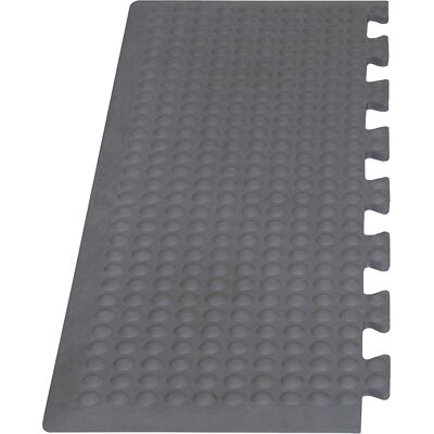 Anti-Ermüdungsmatte Yoga Flex Basic, grau, LxB 300 x 800 mm, Endstück Miltex Anti-Ermüdungsmatte Yoga Flex Basic, grau, LxB 300 x 800 mm, Endstück Miltex
