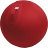 VLUV LEIV Sitzball, Stoffbezug in Canvas-Optik, 500 - 550 mm, rubinrot