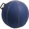 VLUV VELT Sitzball, aus Merino-Wollfilz, 700 - 750 mm, jeans-meliert/gold