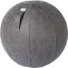 VLUV VEGA Sitzball, veganes Kunstleder, 600 - 650 mm, dunkelgrau