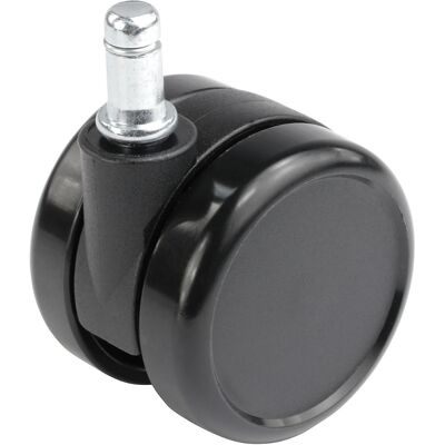 Proroll Schwarze Möbelrollen - 65mm Robuste Drehrollen - 5 Stück Proroll Schwarze Möbelrollen - 65mm Robuste Drehrollen - 5 Stück