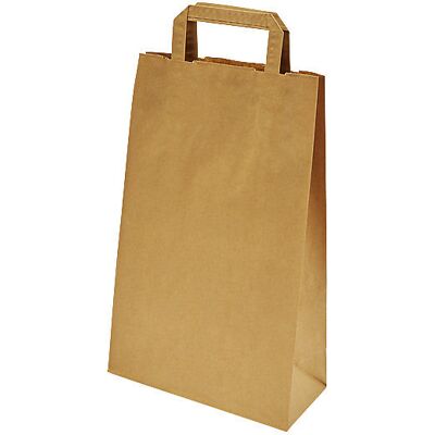 Kaiserkraft Braune Kraftpapier-Tasche - 220x105x360mm - Hohe Tragkraft Kaiserkraft Braune Kraftpapier-Tasche - 220x105x360mm - Hohe Tragkraft