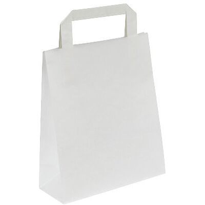 Kaiser+Kraft Weiße Kraftpapiertüte - Papiertragetasche Kaiser+Kraft Weiße Kraftpapiertüte - Papiertragetasche