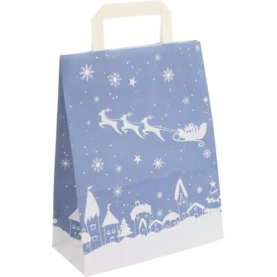 Kaiserkraft Blau/Weiß Geschenktasche - 280x105 mm - Festliches Design Kaiserkraft Blau/Weiß Geschenktasche - 280x105 mm - Festliches Design