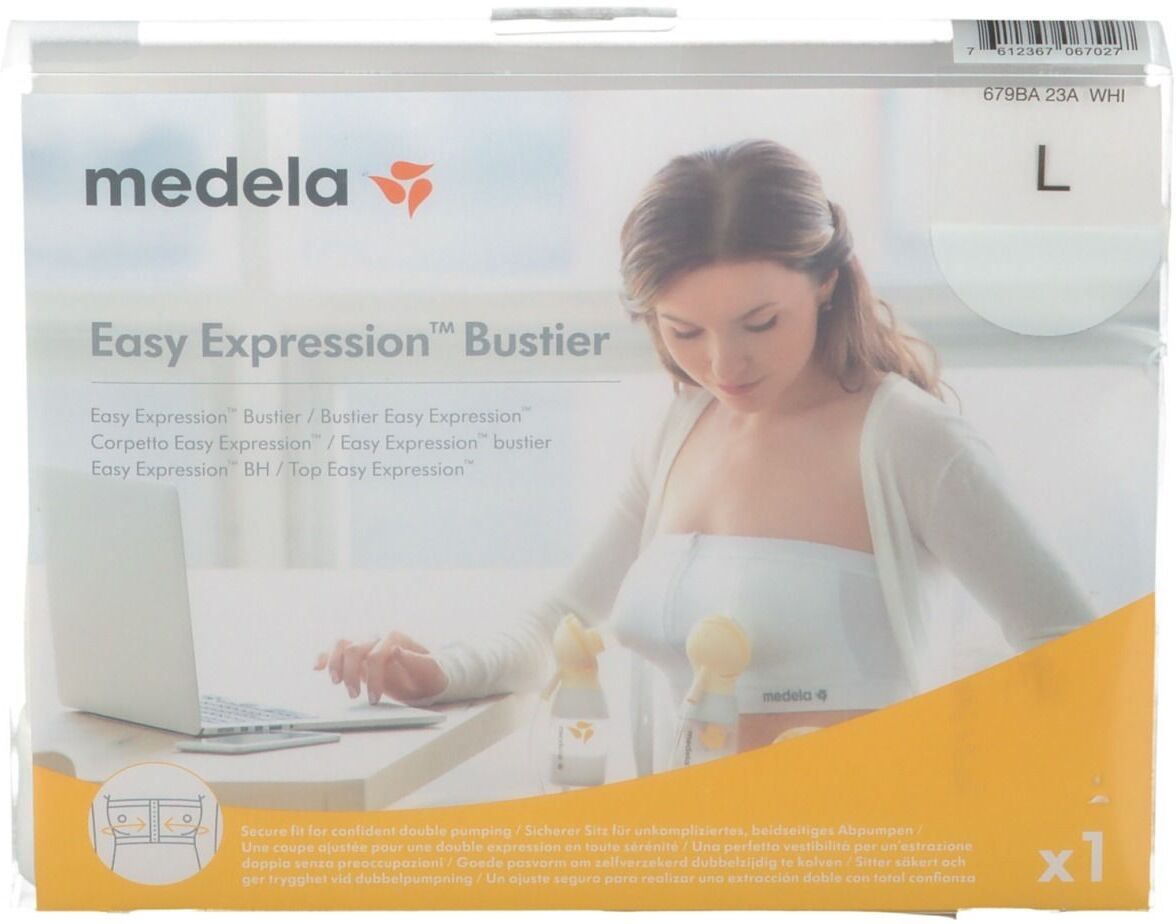 Medela easy expression bustier Weiß Gr. L