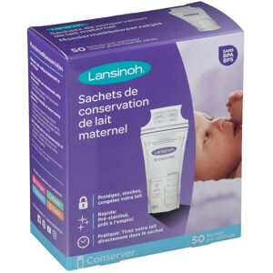 Lansinoh® Beutel zur Aufbewahrung von Muttermilch 50 ct