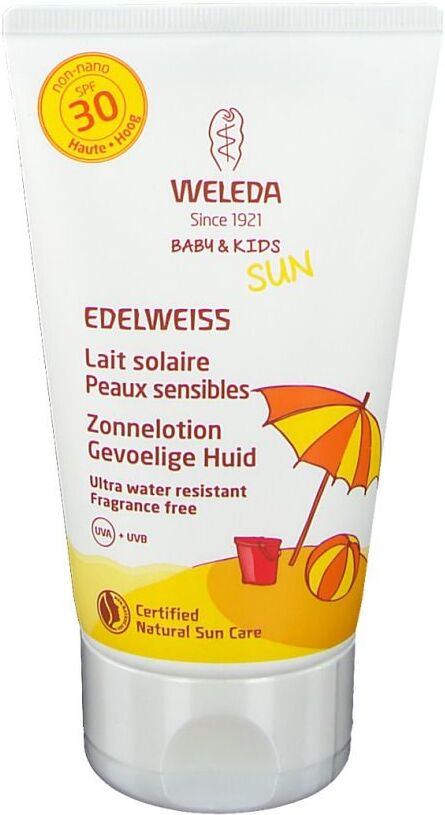 Weleda Edelweiss Sensitiv Sonnenmilch LSF 30 Baby & Kids