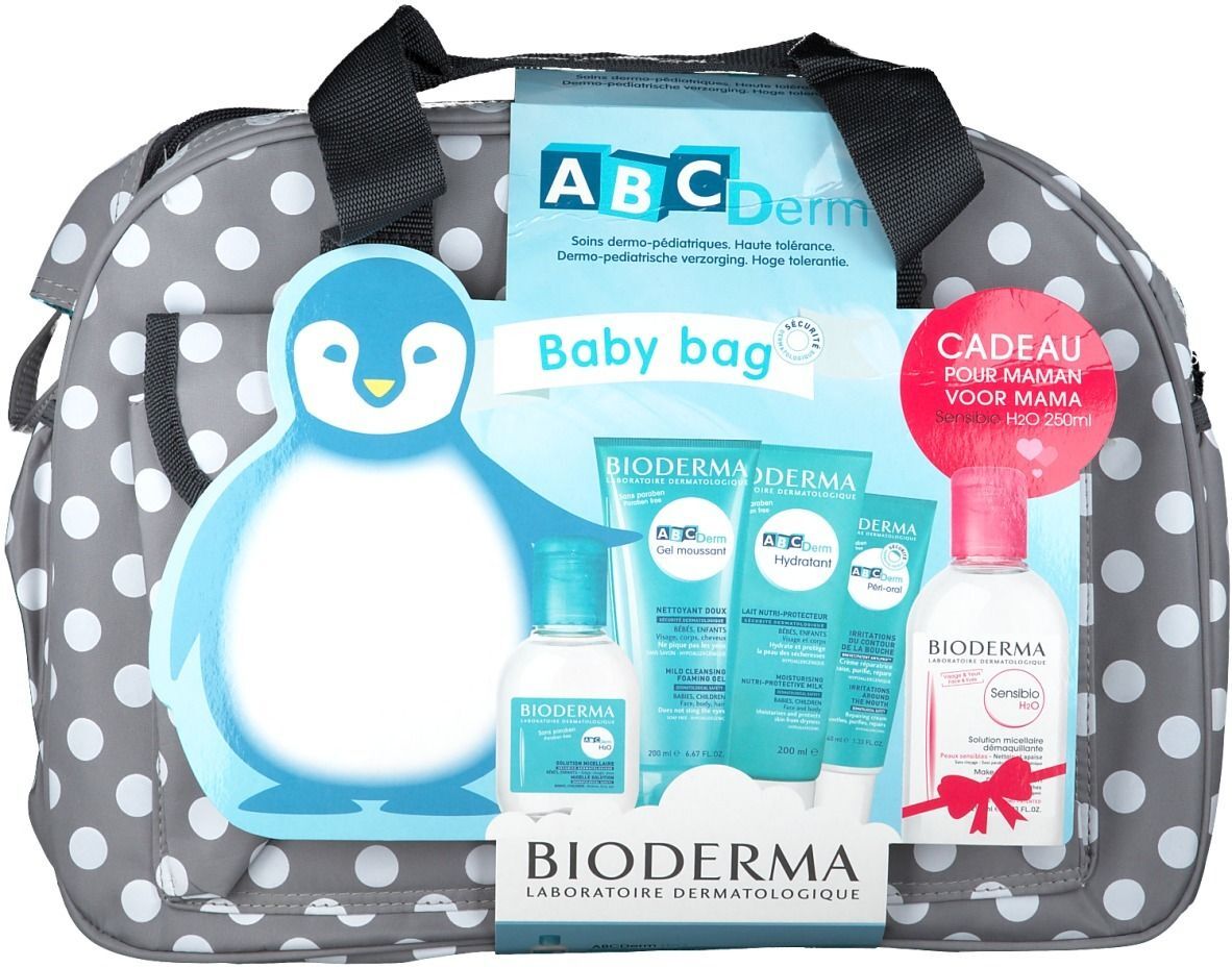 NAOS Bioderma ABCDerm Baby Bag + Sensibio H2O Mizellenreinigungswasser