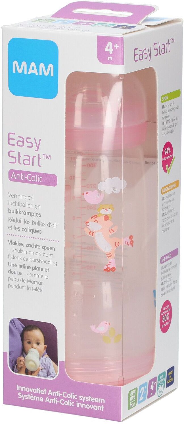 GSA HEALTHCARE MAM Easy Start™ Anti-Kolik Flasche 320 ml +6 Monate (Farbe nicht auswählbar)