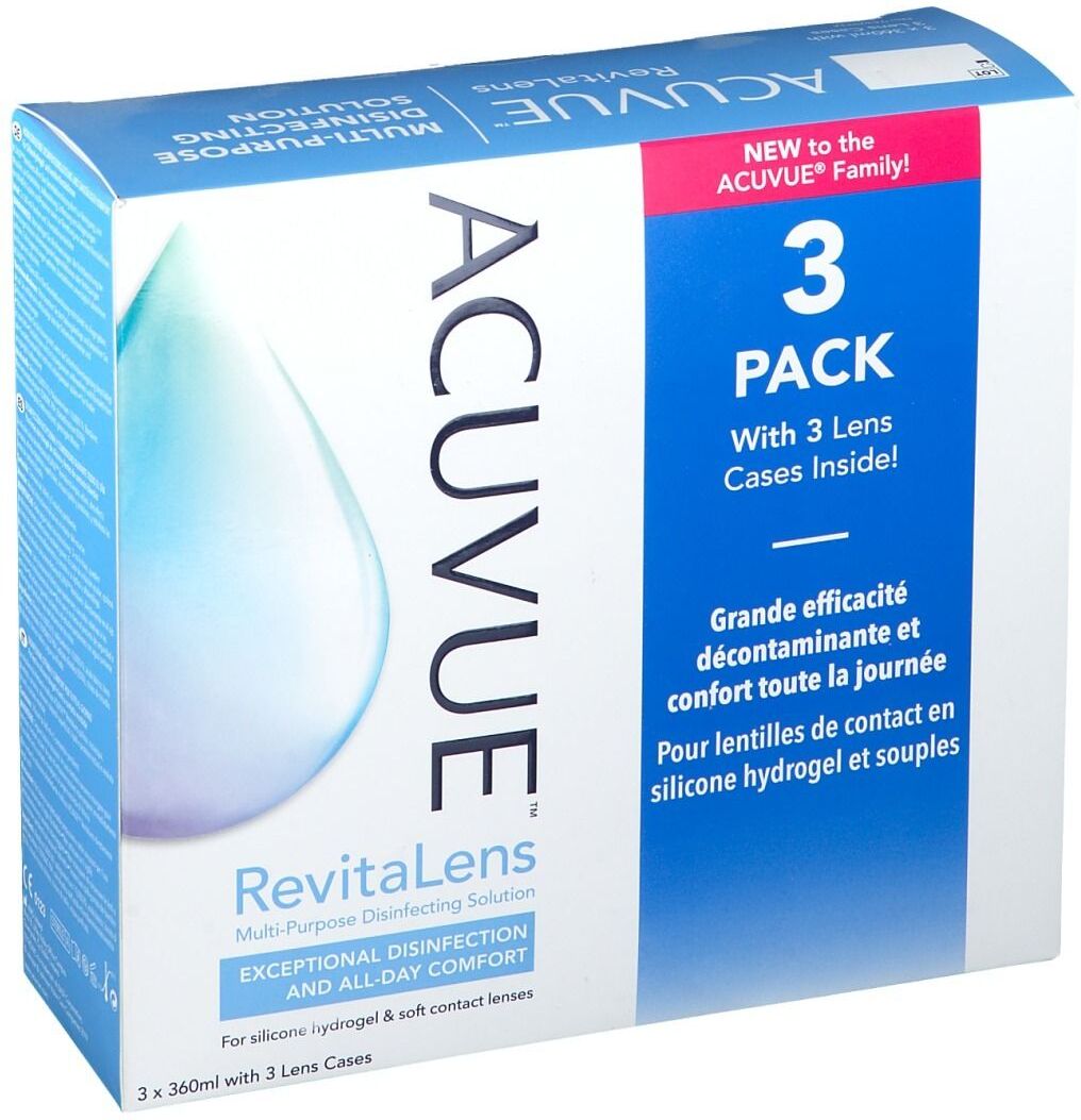 LENSFACTORY Acuvue™ RevitaLens Trio + 3 Lense Cases