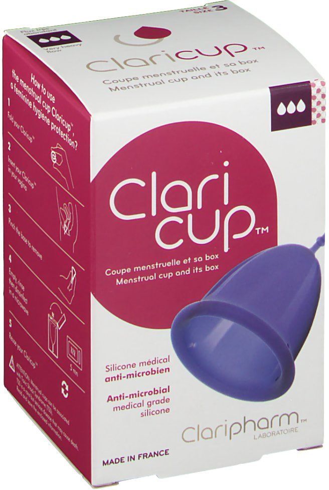 CF PHARMA Clari cup™ Menstruationstasse Gr. 3