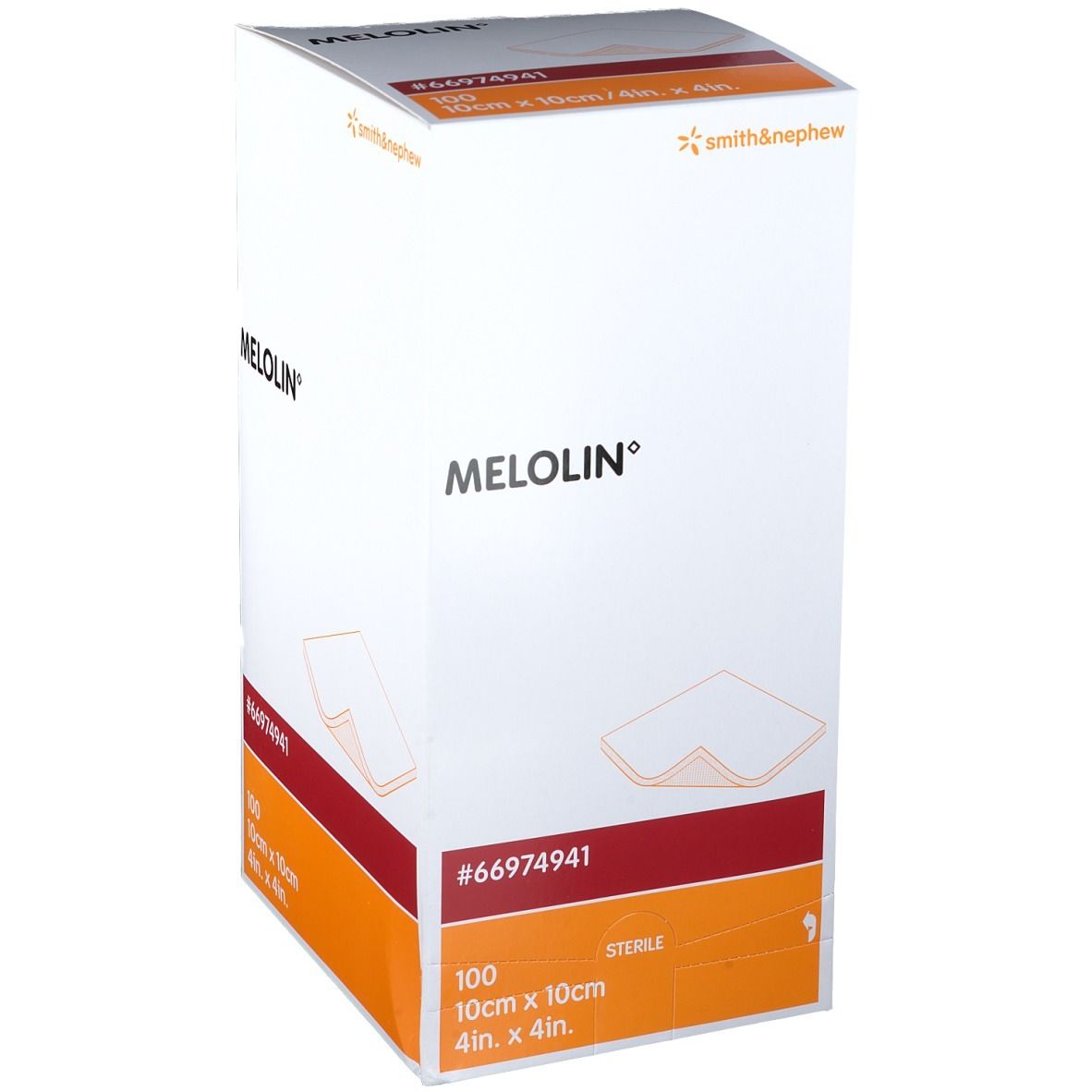 smith & nephew Melolin Wundauflage 10 x 10 cm