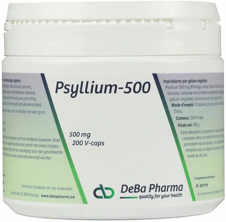 DeBa Pharma Psyllium 500 mg