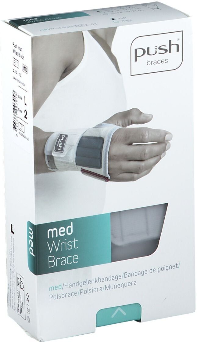 VITAMED Push Med Handgelenkbandage Rechts 15-17 cm Größe 2