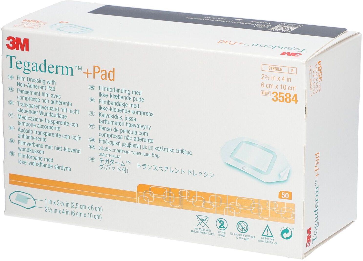 3M Tegaderm™ + Pad 6 x 10 cm