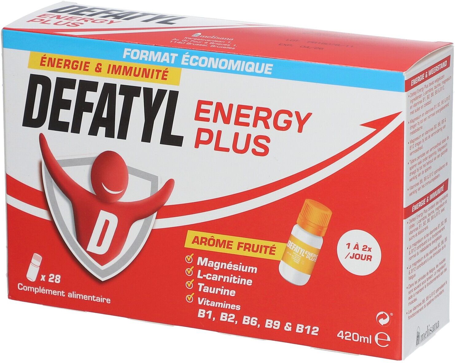 MELISANA Defatyl Energy Plus