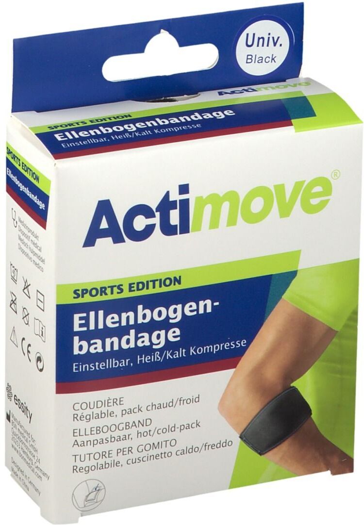 BSN MEDICAL Actimove® Sports Edition Verstellbare Ellenbogenbandage Schwarz