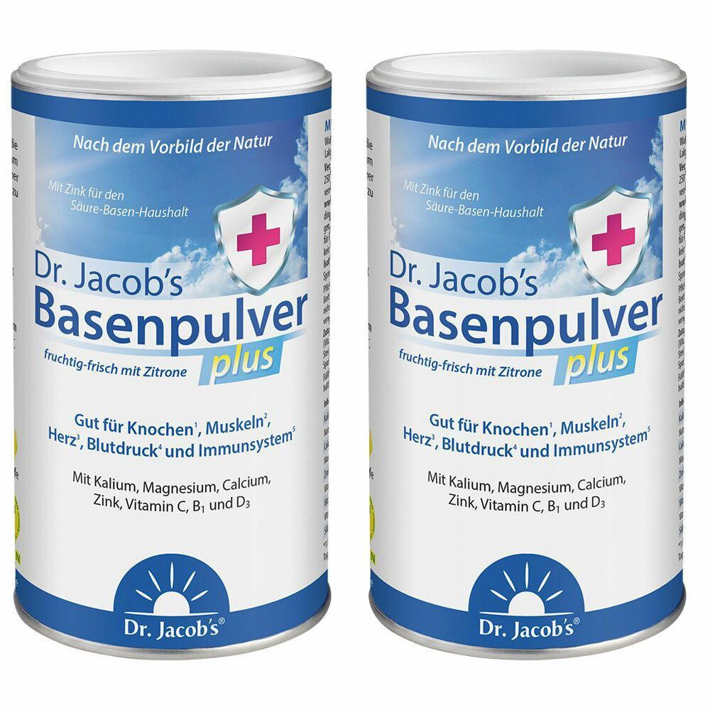 Dr.Jacobs Medical GmbH Dr. Jacob's Basenpulver plus mit Zitrone