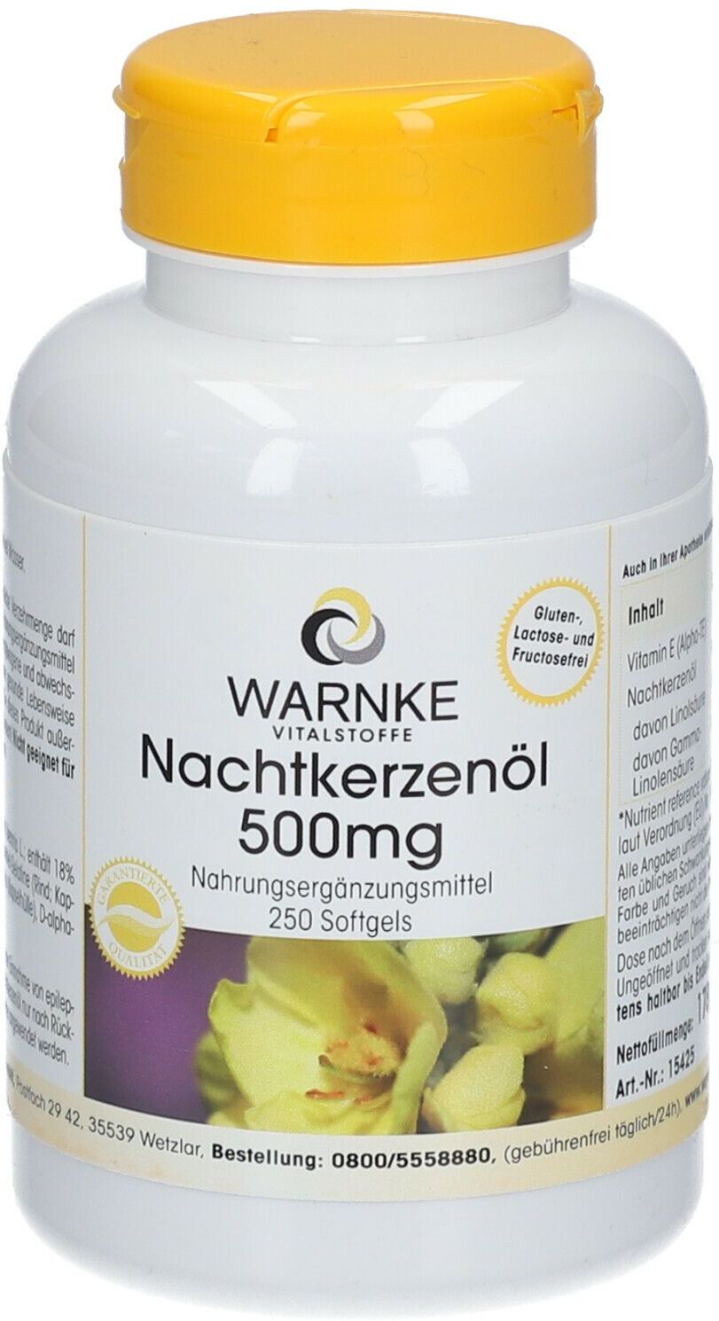 WARNKE Nachtkerzenöl 500 mg