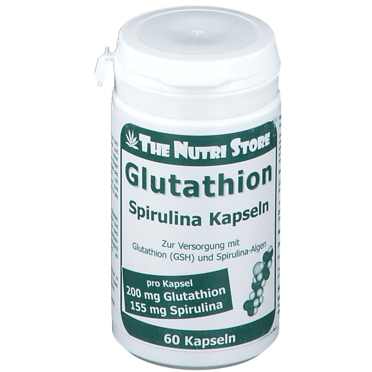 The Nutri Store Glutathion 200 mg + Spirulina