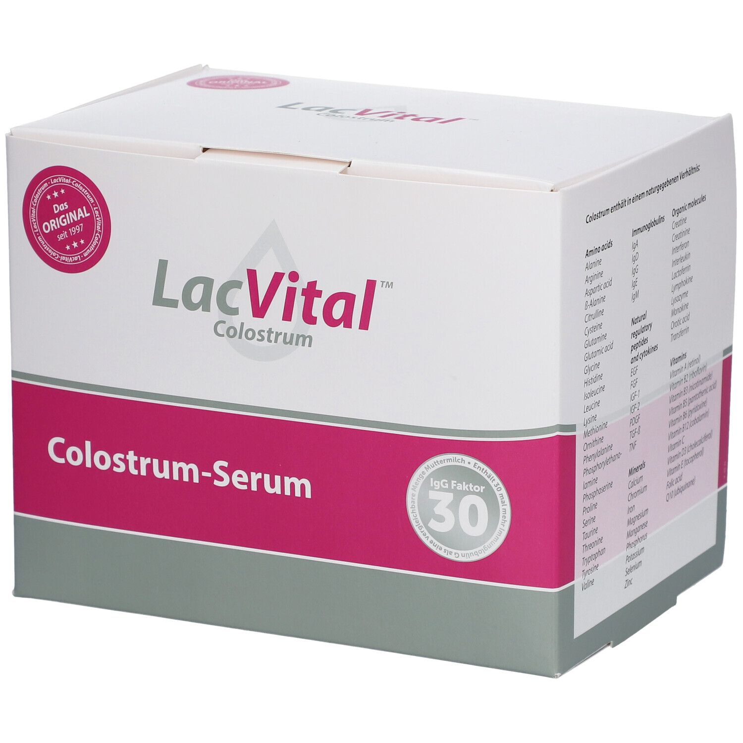 LacVital® Colostrum Serum Kurpackung