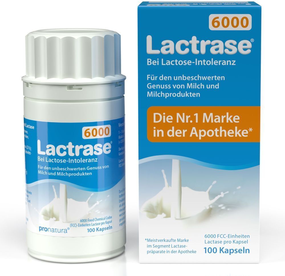 Pro Natura Gesellschaft für gesunde Ernährung mbH Lactrase® 6000