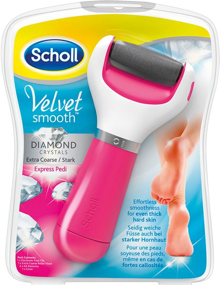 Scholl Velvet Smooth Express Pedi pink stark