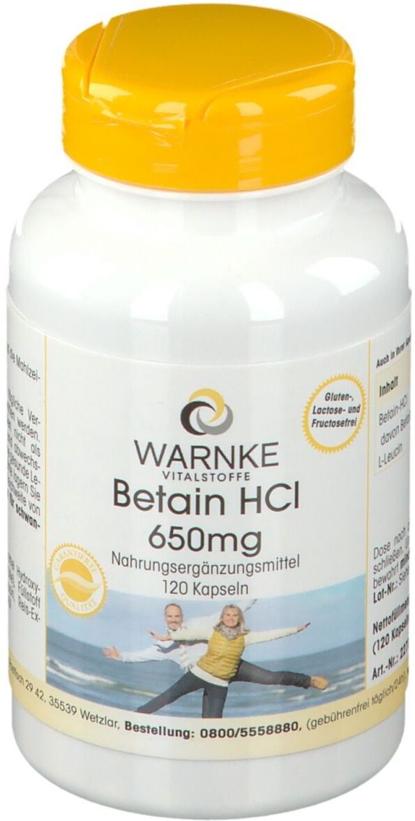 WARNKE Betain HCL 650 mg