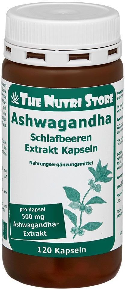 The Nutri Store Ashwagandha Schlafbeeren Extrakt Kapseln