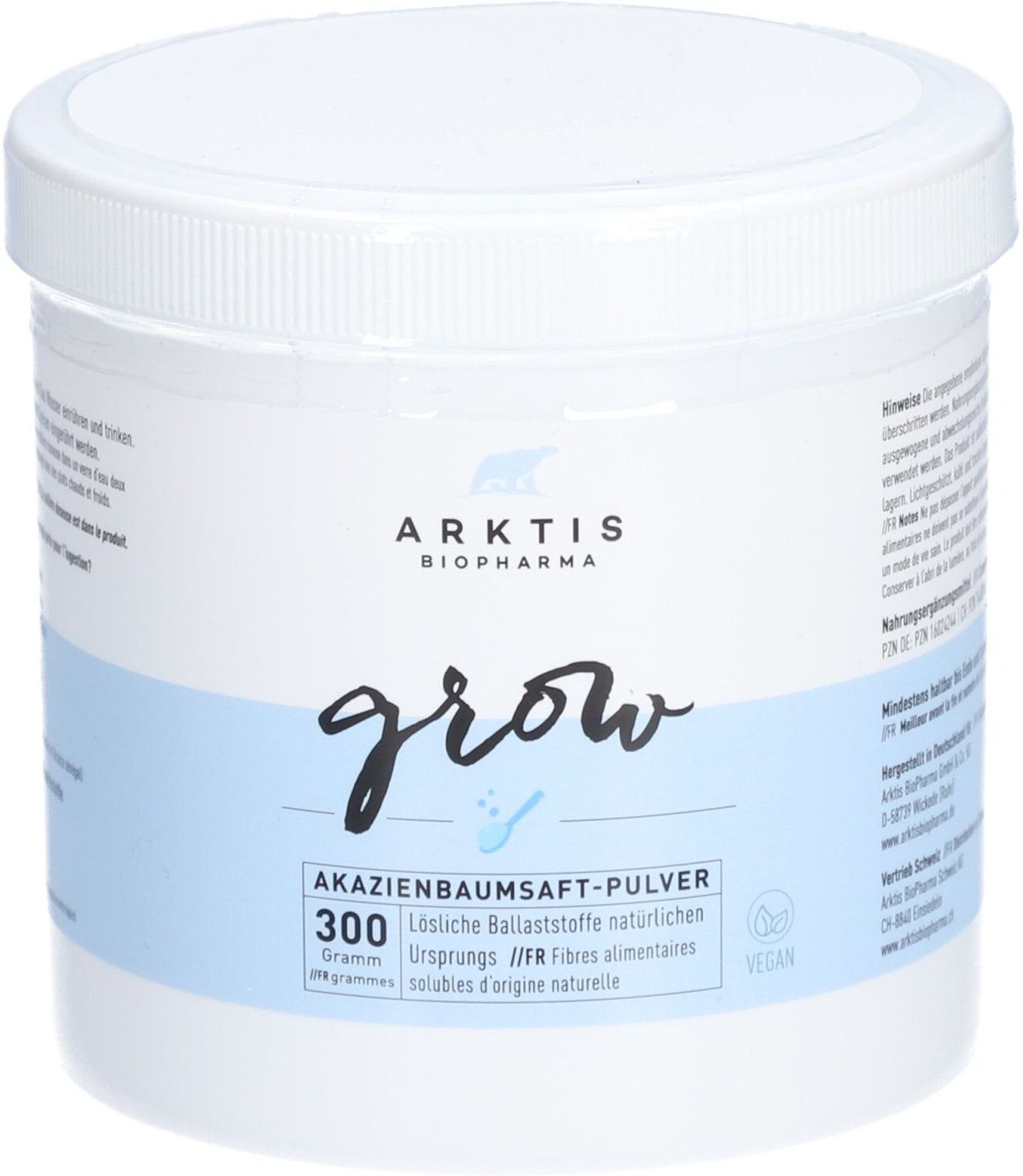 ARKTIS BIOPHARMA Akazienfasern Grow Pulver