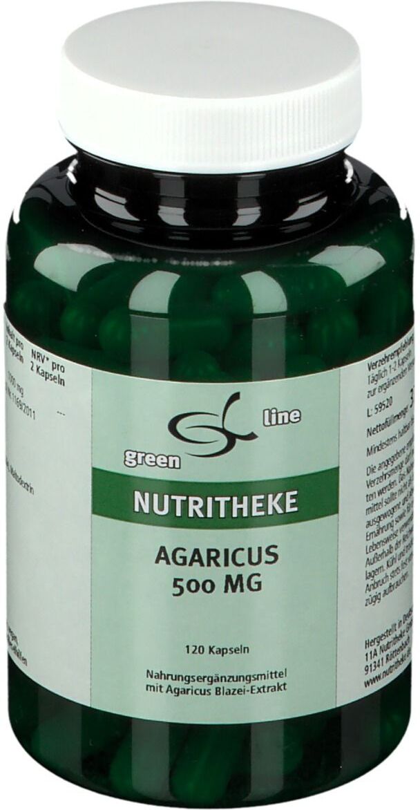 11 A Nutritheke GmbH green line Agaricus 500 mg