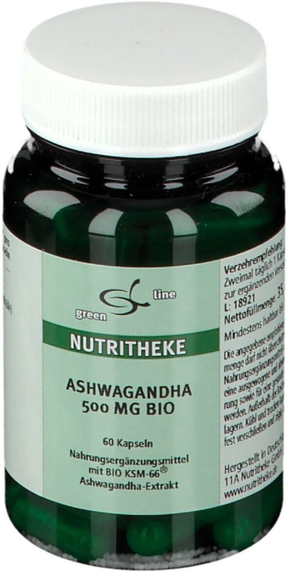 11 A Nutritheke GmbH green line Ashwagandha 500 mg BIO