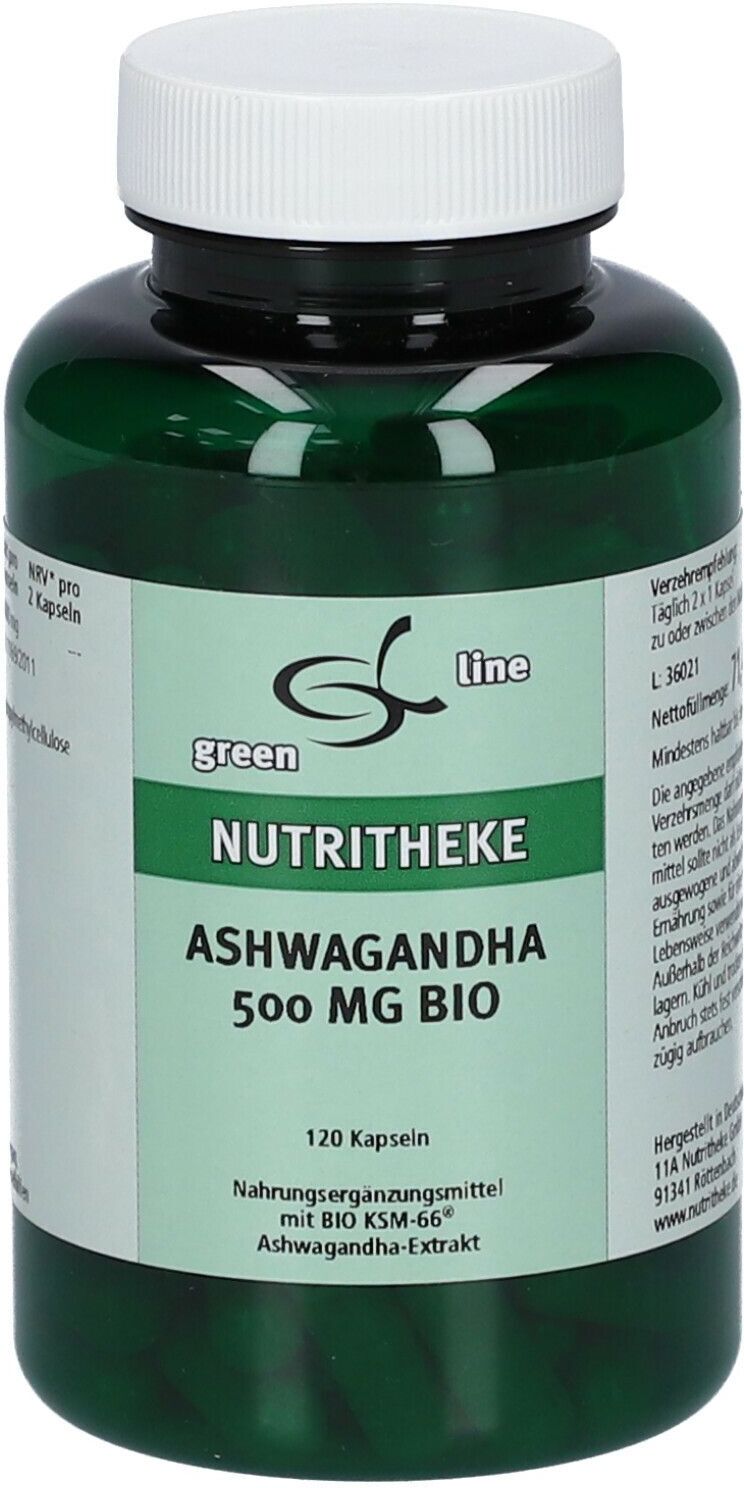 11 A Nutritheke GmbH green line Ashwagandha 500 mg BIO