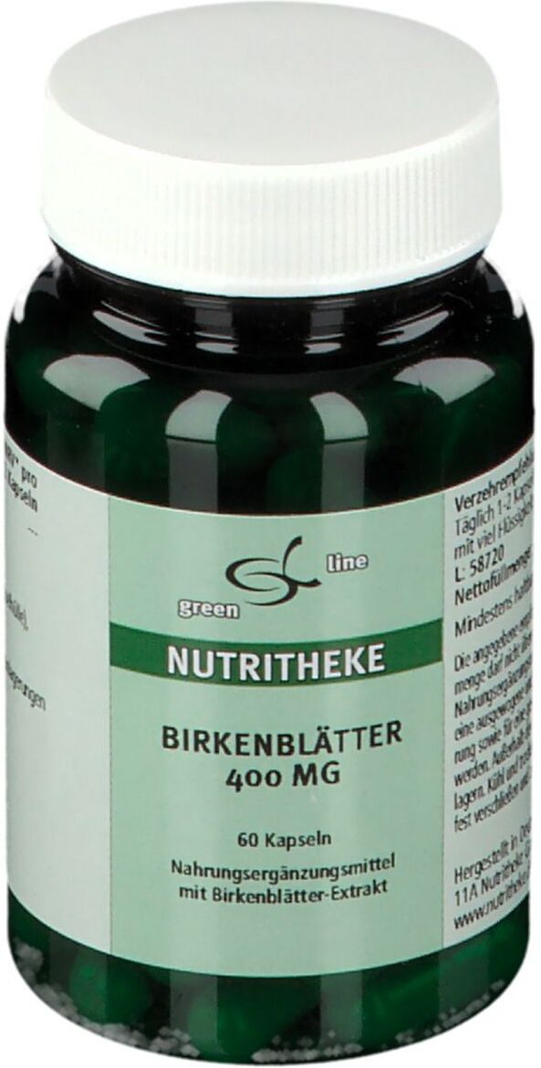 11 A Nutritheke GmbH green line Birkenblätter 400 mg