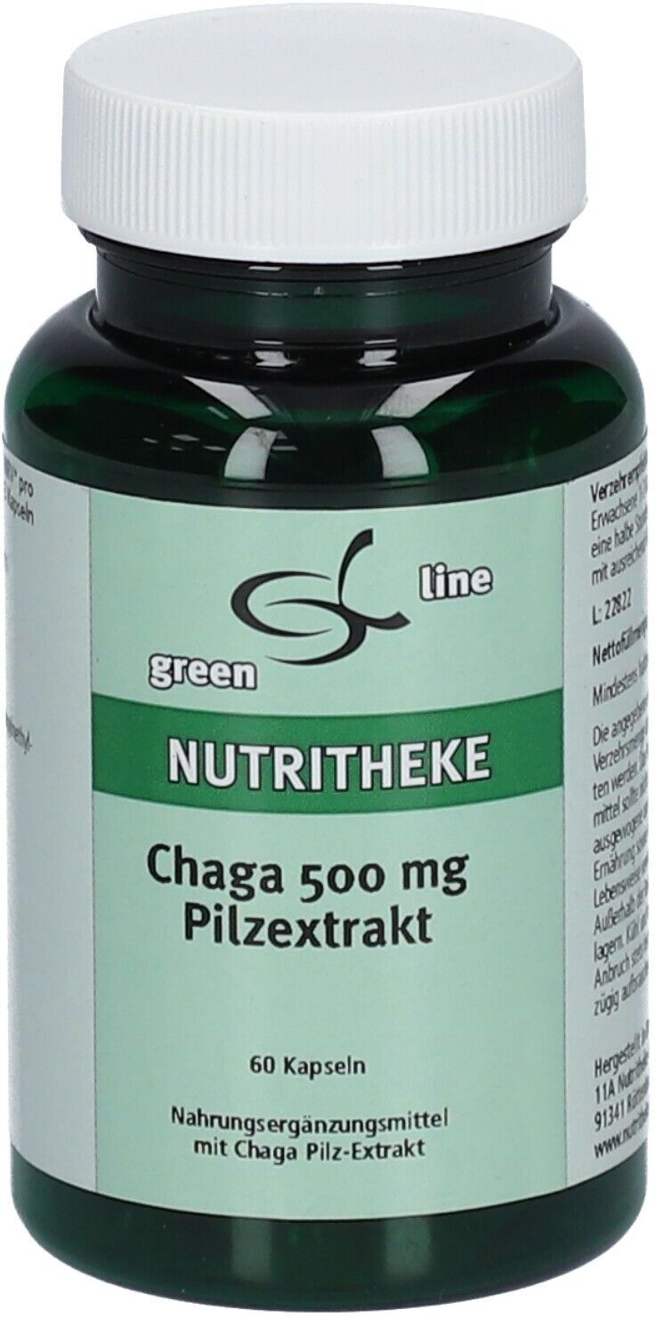 11 A Nutritheke GmbH green line Chaga 500 mg Pilzextrakt