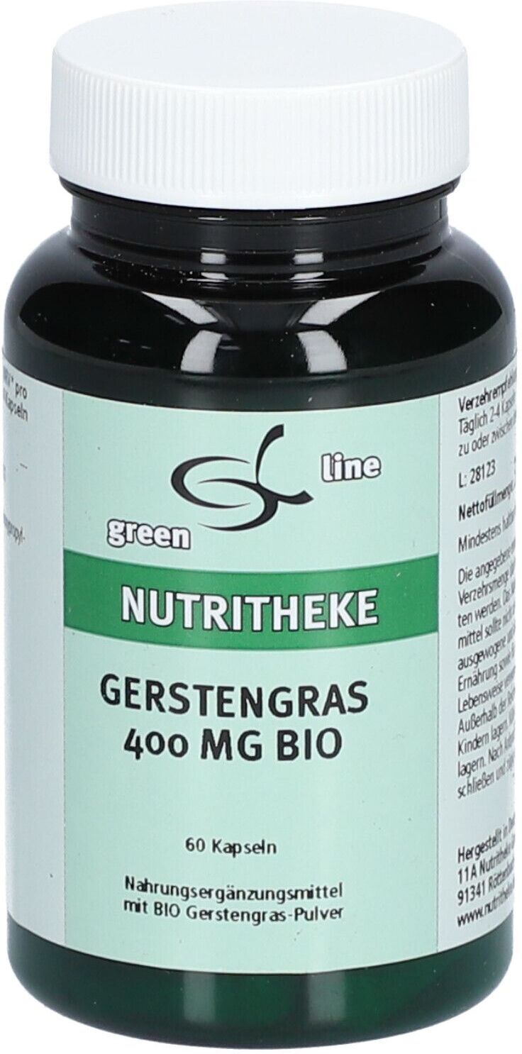 11 A Nutritheke GmbH green line Gerstengras 400 mg BIO