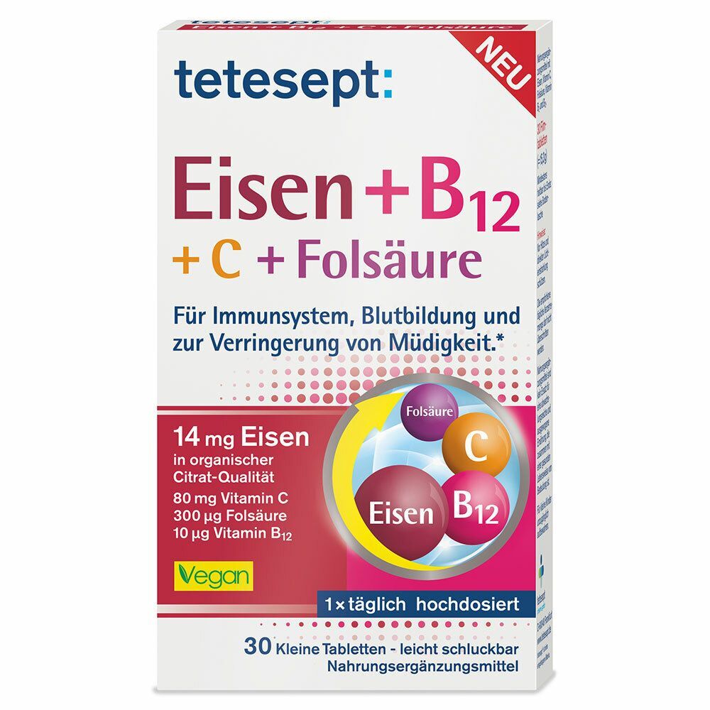 Merz Consumer Care GmbH tetesept: Eisen + B12 + C + Folsäure