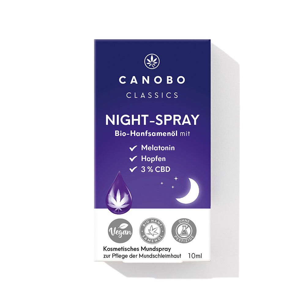 IMstam healthcare GmbH Canobo Night-Spray 3% Bio CBD mit Hopfen und Melatonin