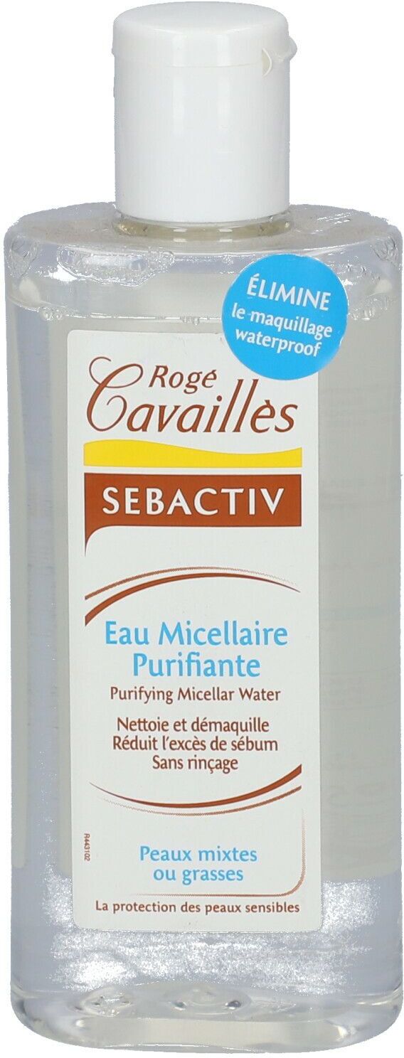 ROGE CAVAILLES Sebactiv Eau Micellaire Purifiante, Eau micellaire purifiante, fl 250 ml