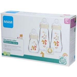 MAM BABY FRANCE MAM Babyflaschen-Set Glas Mein Erstes Set 1 ct