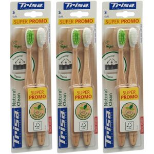 Trisa Natural Clean Zahnbürste weich 6 ct