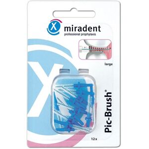 miradent Pic-Brush® Ersatz-Interdentalbürsten blau large 3,0 mm 12 ct