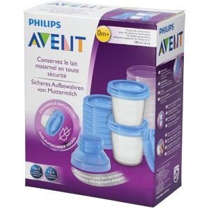 Philips Avent 10 Gläser zur Aufbewahrung von Muttermilch 1 ct