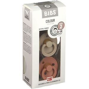 Bibs® Schnuller Peach 6-18 Monate Größe 2 2 ct